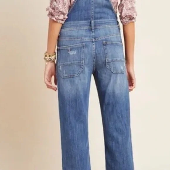 Pilcro by Anthropologie Blue Denim Overalls. Size 18. - Picture 12 of 12
